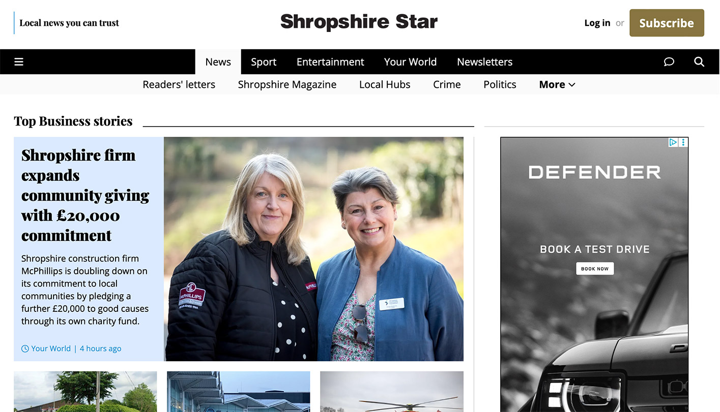 shropshirestar website