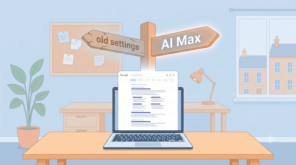 Google Is About to Auto Upgrade Your Search Campaigns google ads ai max migration header image